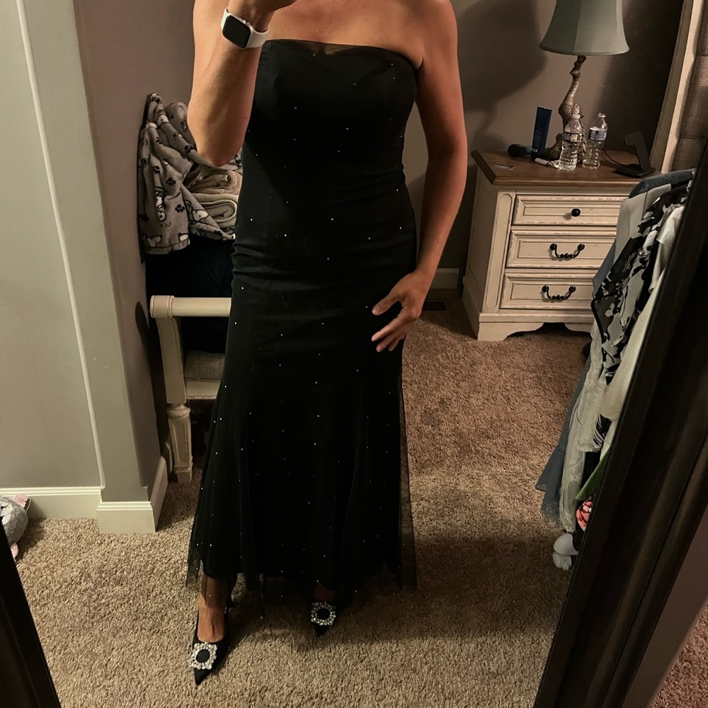 Black formal dress